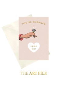 Поздравителна картичка  "Вие сте сгодени"
